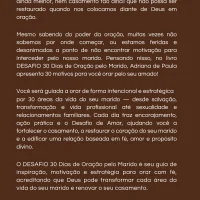 Desafio 30 Dias de Oração pelo Marido