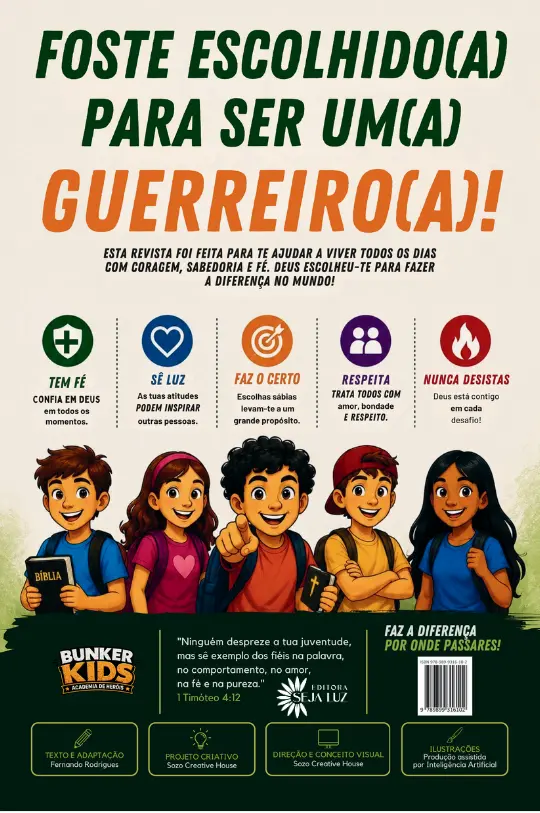 Bunker Kids — Academia de Heróis Guerreiro Bunker Kids — Academia de Heróis