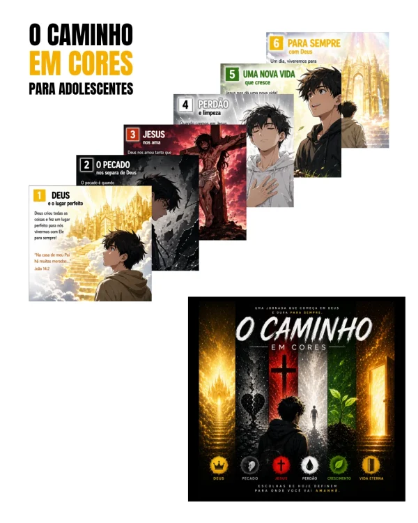 O Caminho em Cores — 5 Livros em 1